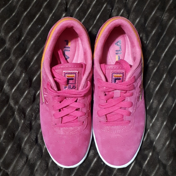 FILA - Original fitness women's sneaker Pink/Gold - Picture 6 of 10
